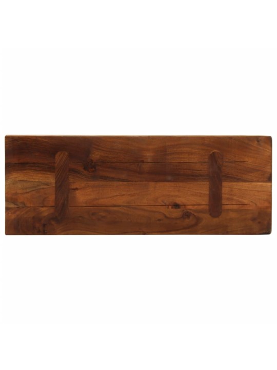 Galda virsma, 90x30x3,8 cm, taisnstūra, pārstrādāts masīvkoks