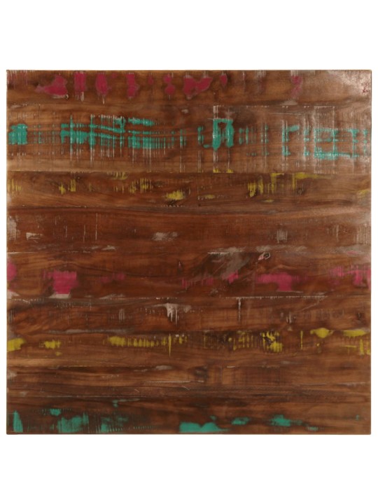 Galda virsma, 70x70x3,8 cm, kvadrāta, pārstrādāts masīvkoks
