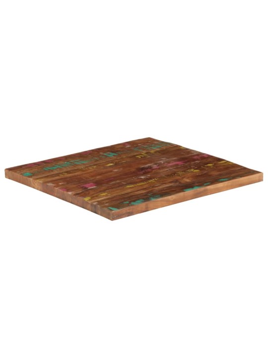 Galda virsma, 70x70x3,8 cm, kvadrāta, pārstrādāts masīvkoks