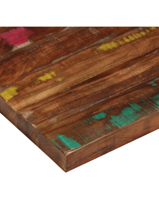 Galda virsma, 70x70x3,8 cm, kvadrāta, pārstrādāts masīvkoks