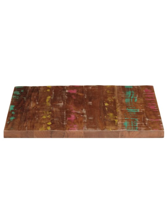 Galda virsma, 80x80x3,8 cm, kvadrāta, pārstrādāts masīvkoks
