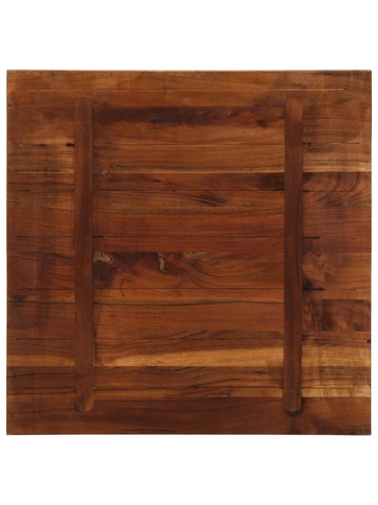 Galda virsma, 80x80x3,8 cm, kvadrāta, pārstrādāts masīvkoks