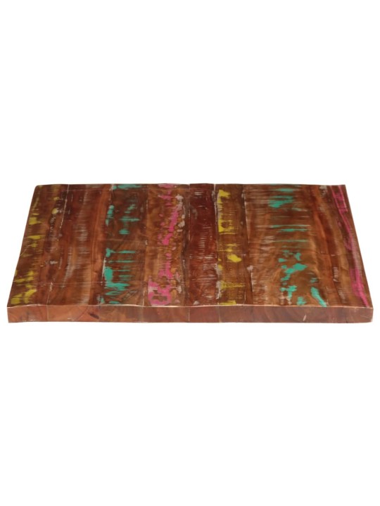 Galda virsma, 100x80x3,8 cm, taisnstūra, pārstrādāts masīvkoks