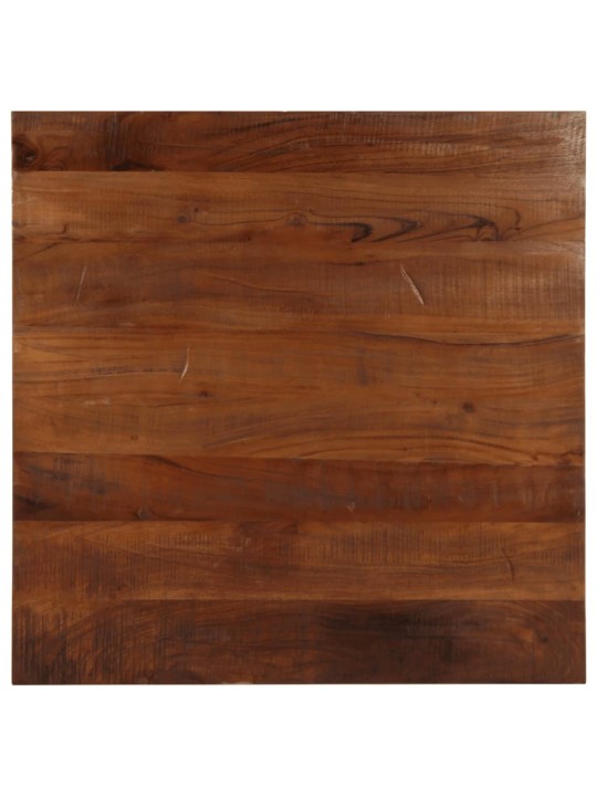 Galda virsma 80x80x2,5 cm kvadrātveida masīvkoks reģenerēta