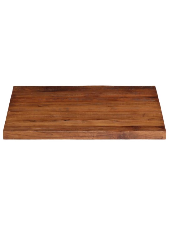 Galda virsma 80x80x2,5 cm kvadrātveida masīvkoks reģenerēta