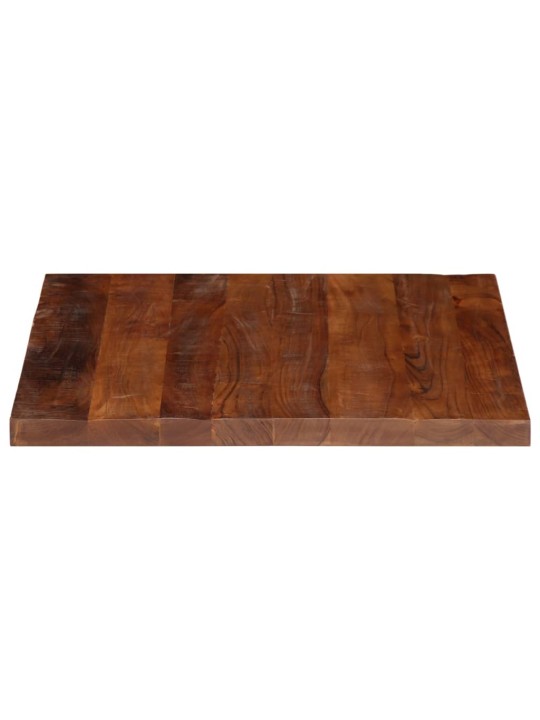 Galda virsma 80x80x2,5 cm kvadrātveida masīvkoks reģenerēta