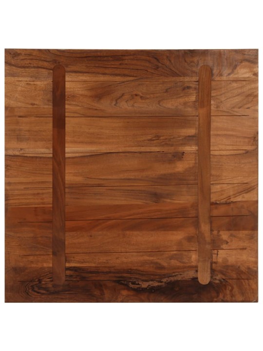 Galda virsma 80x80x2,5 cm kvadrātveida masīvkoks reģenerēta