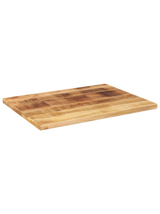 Galda virsma, 80x60x2,5 cm, taisnstūra, raupjš mango masīvkoks