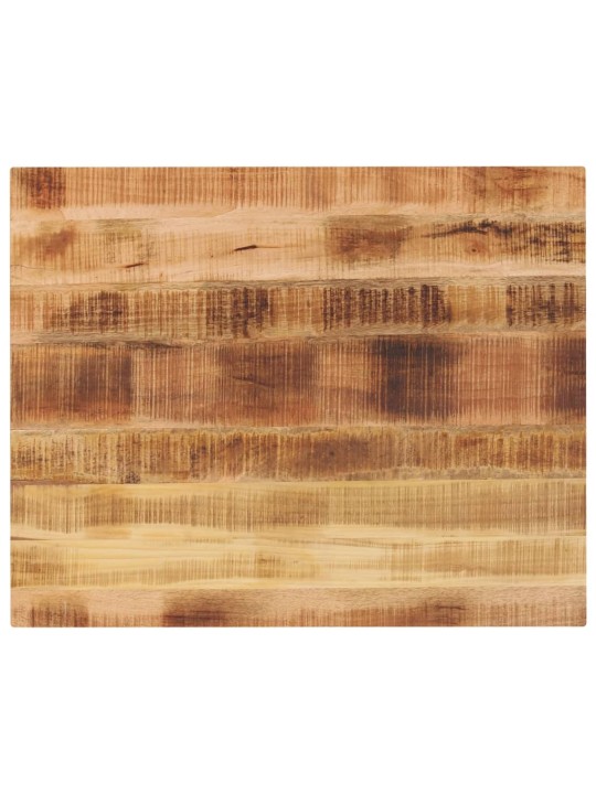 Galda virsma, 90x80x2,5 cm, taisnstūra, raupjš mango masīvkoks