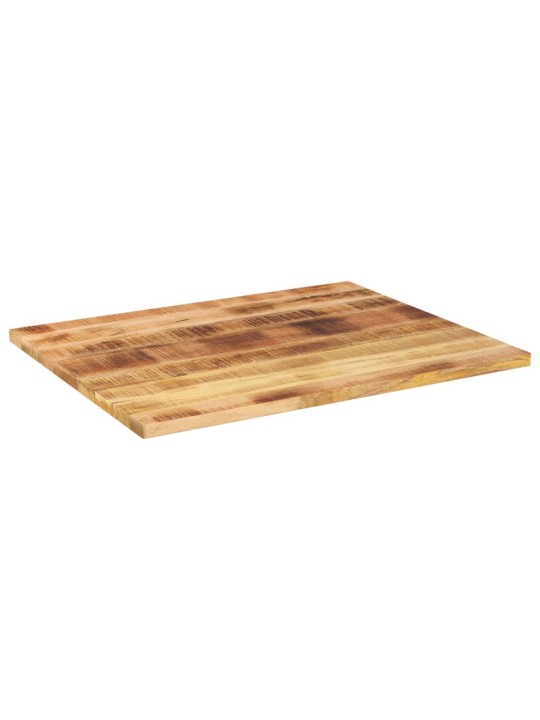 Galda virsma, 90x80x2,5 cm, taisnstūra, raupjš mango masīvkoks