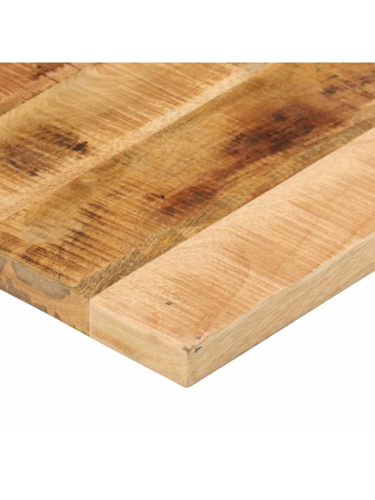 Galda virsma, 90x80x2,5 cm, taisnstūra, raupjš mango masīvkoks