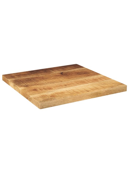 Galda virsma, 60x60x3,8 cm, kvadrāta, raupjš mango masīvkoks