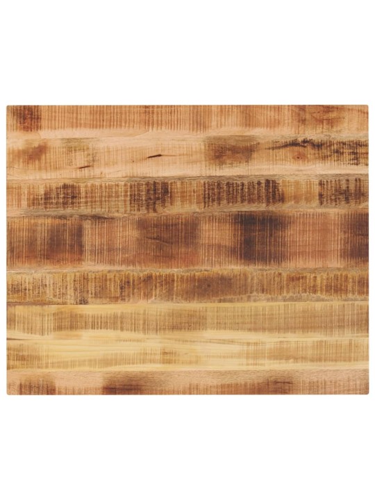 Galda virsma, 90x80x3,8 cm, taisnstūra, raupjš mango masīvkoks