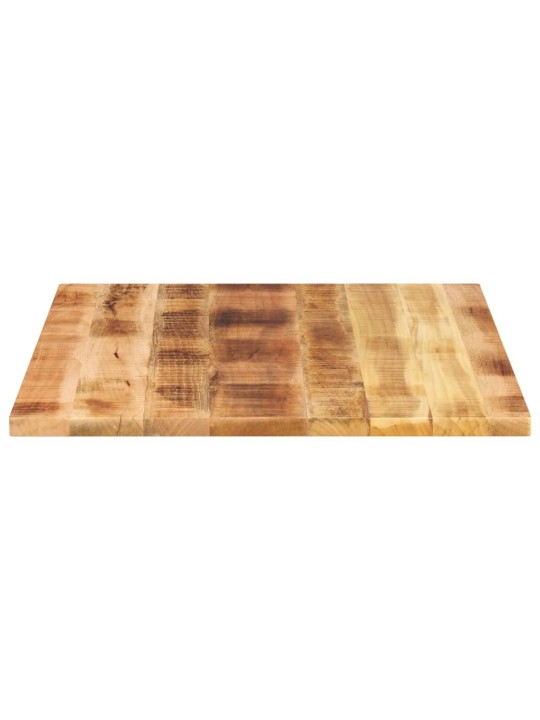 Galda virsma, 90x80x3,8 cm, taisnstūra, raupjš mango masīvkoks