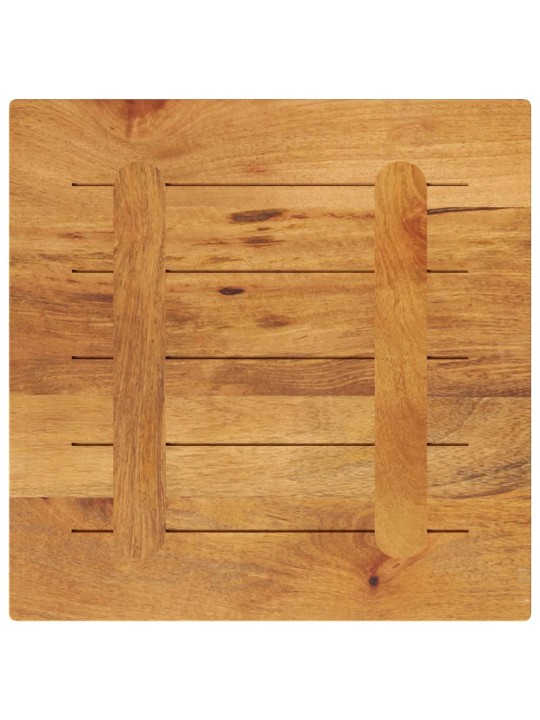Galda virsma, 40x40x2,5 cm, kvadrāta, mango masīvkoks