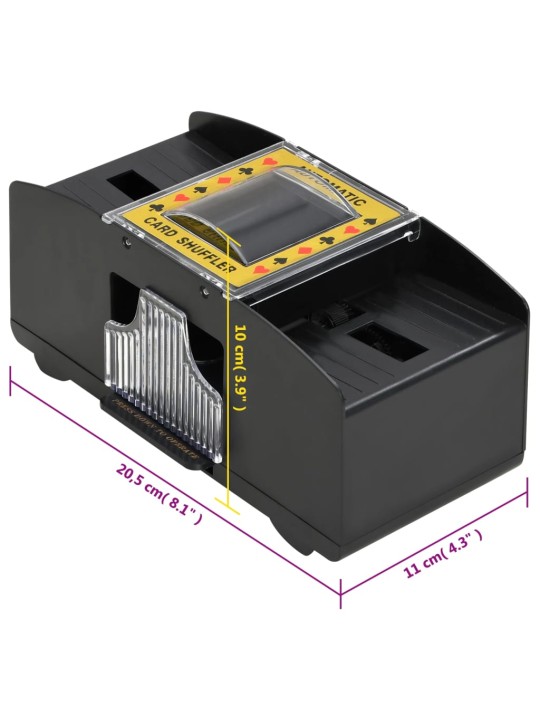 Automātiskais kāršu maisītājs, melns, 2 kavām