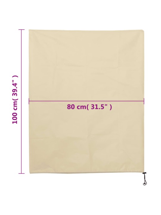 Augu pārsegi ar aukliņu, 8 gab., 70 g/m², 0,8x1 m