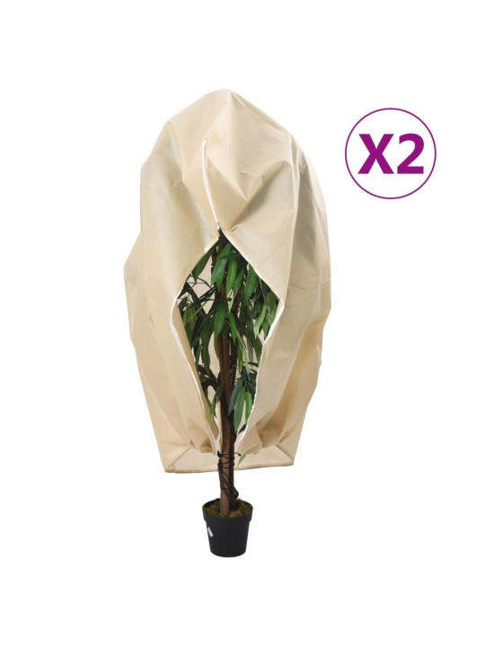 Augu pārsegi ar rāvējslēdzēju, 2 gab., 70 g/m², flīss,3,14x2,5m