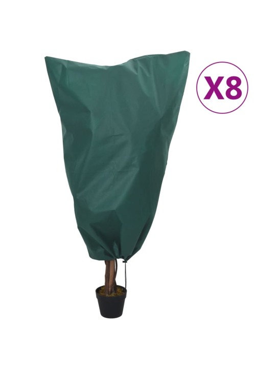 Augu pārsegi ar aukliņu, 8 gab., 70 g/m², 0,8x1 m