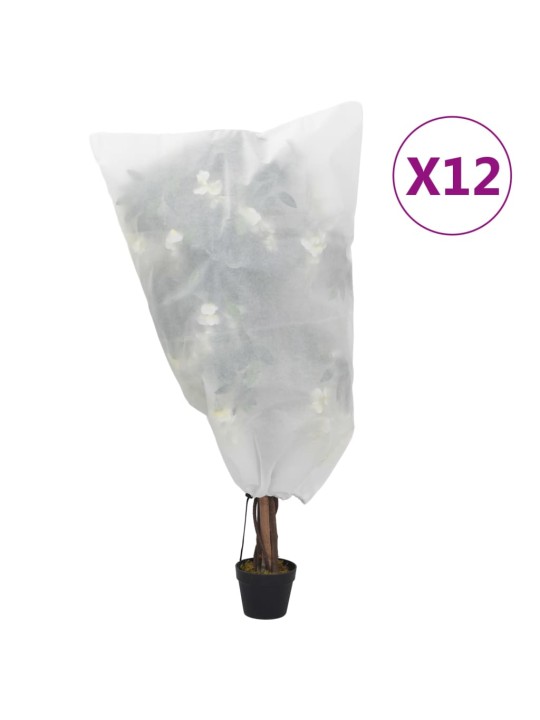 Augu pārsegi ar aukliņu, 12 gab., 70 g/m², 0,8x1 m