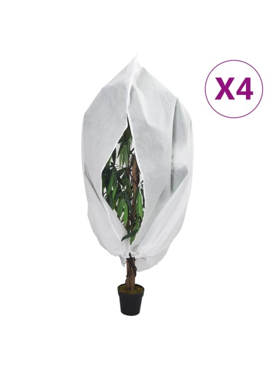 Augu pārsegi ar rāvējslēdzēju, 4 gab., 70 g/m², flīss,3,14x2,5m