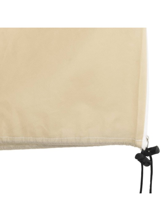 Augu pārsegi ar rāvējslēdzēju, 4 gab., 70 g/m², flīss, 3,93x3 m