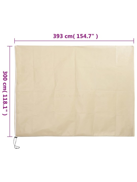 Augu pārsegi ar rāvējslēdzēju, 4 gab., 70 g/m², flīss, 3,93x3 m
