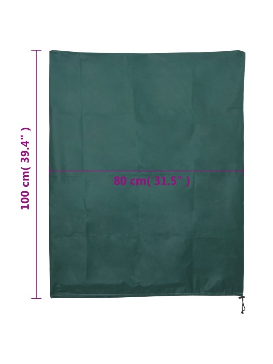 Augu pārsegi ar aukliņu, 12 gab., 70 g/m², 0,8x1 m
