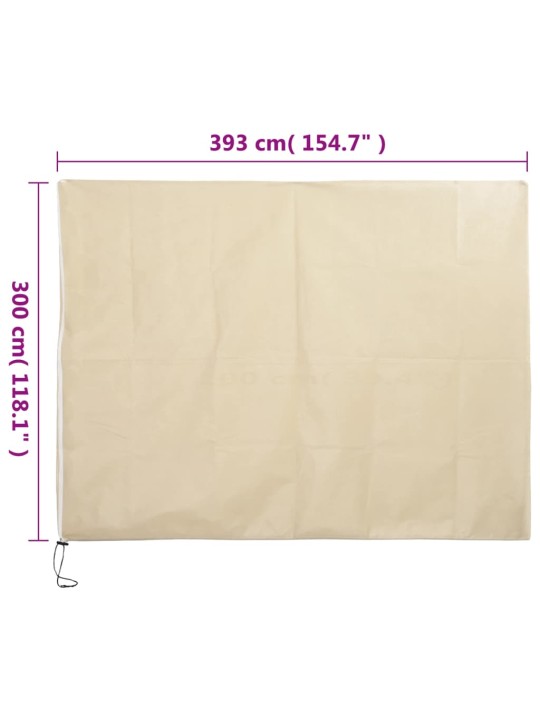 Augu pārsegi ar rāvējslēdzēju, 10 gab., 70 g/m², flīss, 3,93x3m
