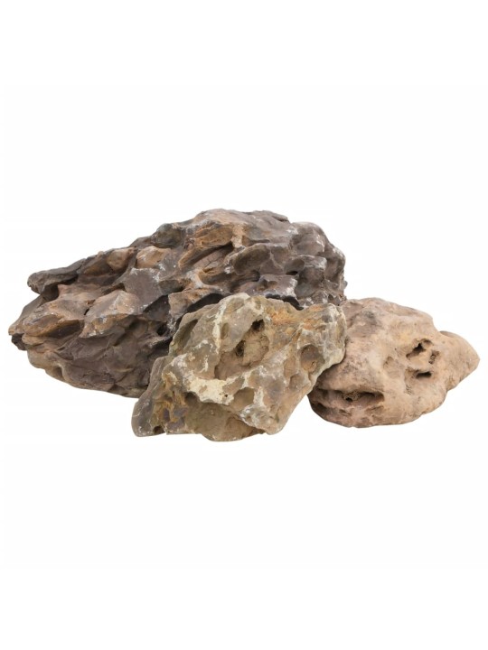 Pūķu akmeņi, 10 kg, pelēki, 10-40 cm