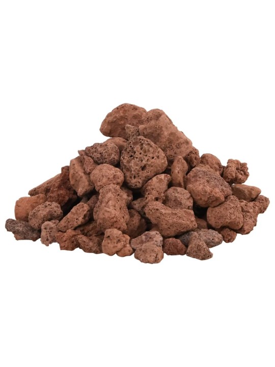 Vulkāniskie ieži, 10 kg, sarkani, 1-2 cm