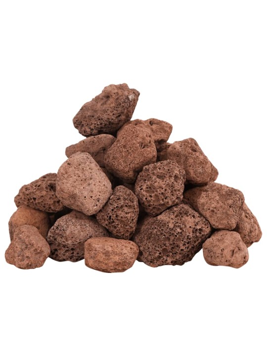 Vulkāniskie ieži, 10 kg, sarkani, 3-5 cm