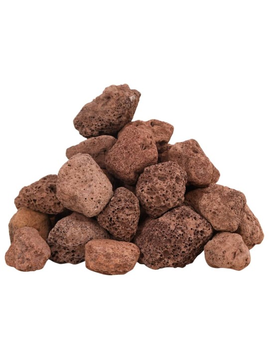 Vulkāniskie ieži, 25 kg, sarkani, 3-5 cm