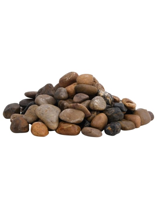 Pulēti oļi, 10 kg, krāsaini, 2-5 cm