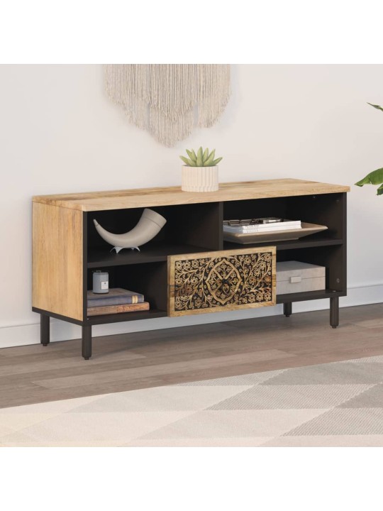 Tv skapītis, 100x33x46 cm, mango masīvkoks