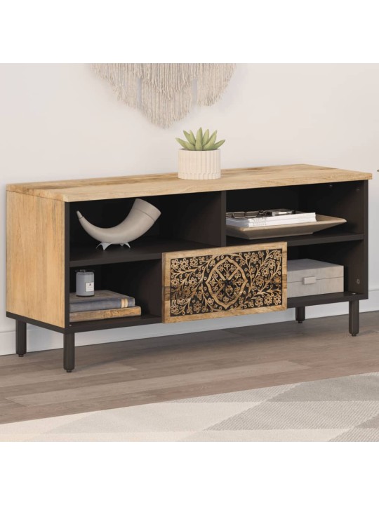 Tv skapītis, 100x33x46 cm, mango masīvkoks