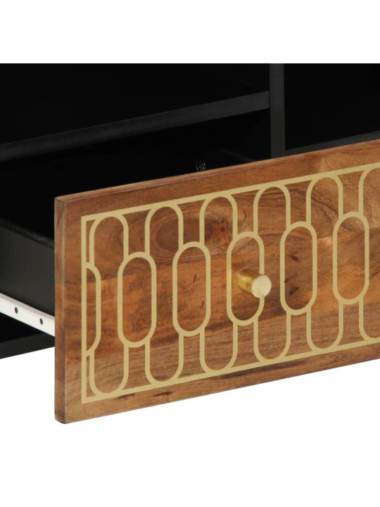 Tv skapītis, 100x33x46 cm, mango masīvkoks