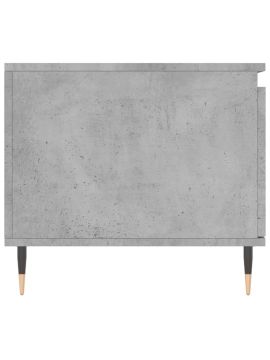 Kafijas galdiņš, betona pelēks, 100x50x45 cm, inženierijas koks