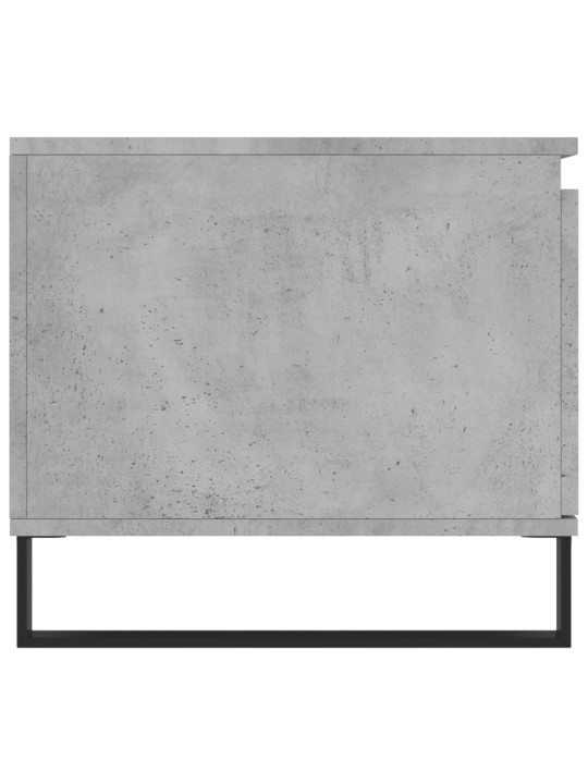Kafijas galdiņš, betona pelēks, 100x50x45 cm, inženierijas koks