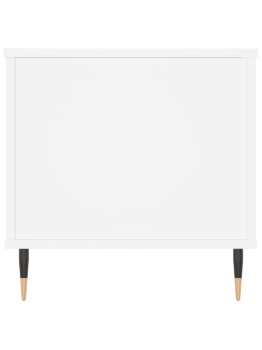 Kafijas galdiņš, balts, 90x44,5x45 cm, inženierijas koks