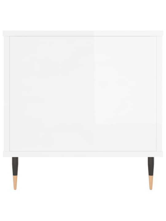 Kafijas galdiņš, balts, 90x44,5x45 cm, inženierijas koks