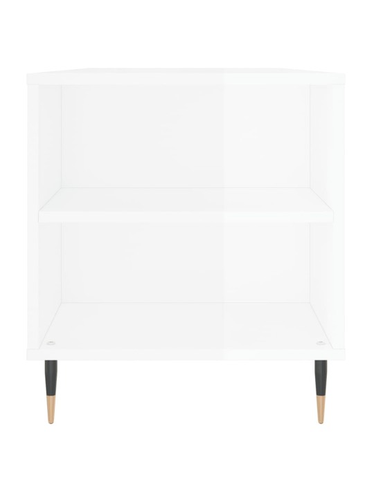 Kafijas galdiņš, balts, 102x44,5x50 cm, inženierijas koks