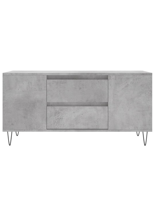 Kafijas galdiņš, betonpelēks, 102x44,5x50 cm, inženierijas koks