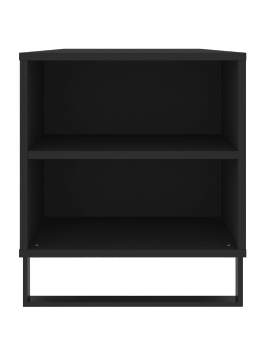 Kafijas galdiņš, melns, 102x44,5x50 cm, inženierijas koks