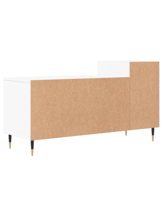 Tv skapītis, balts, 100x35x55 cm, inženierijas koks