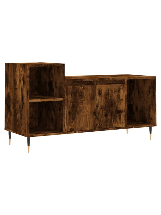 Tv skapītis, ozolkoka krāsa, 100x35x55 cm, inženierijas koks