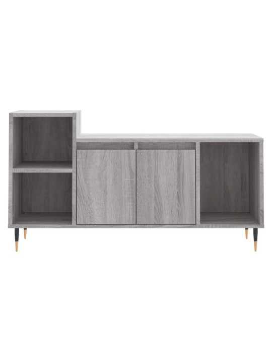 Tv skapītis, pelēcīgs, 100x35x55 cm, inženierijas koks