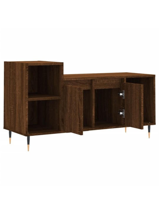 Tv skapītis, ozolkoka krāsa, 100x35x55 cm, inženierijas koks