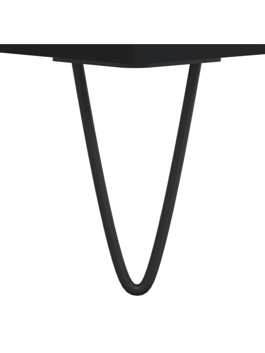 Tv skapītis, melns, 100x35x55 cm, inženierijas koks