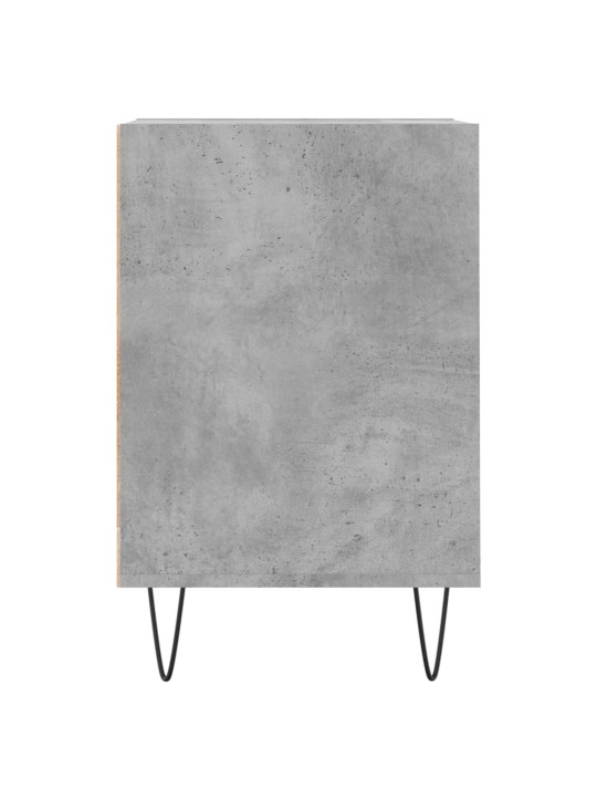 Tv skapītis, betona pelēks, 100x35x55 cm, inženierijas koks